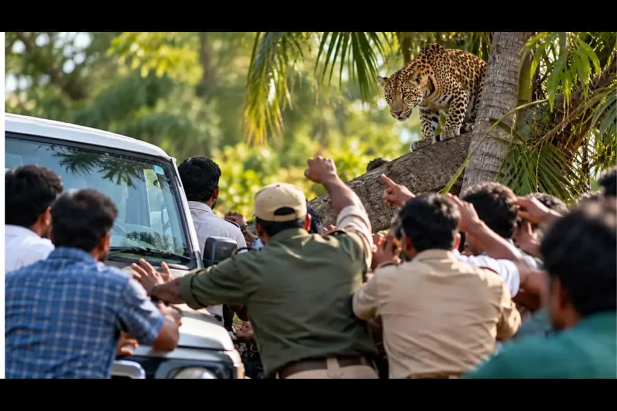 ತುಮಕೂರಿನಲ್ಲಿ ಚಿರತೆ ರಕ್ಷಣಾ ಕಾರ್ಯಾಚರಣೆ ವೇಳೆ ವೈದ್ಯಾಧಿಕಾರಿ ಮೇಲೆ ಹಲ್ಲೆ ಆರೋಪ: 15 ಜನರ ವಿರುದ್ಧ ಎಫ್‌ಐಆರ್
